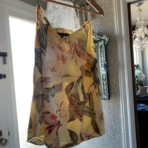 White house black market size medium satin and lace top.  New without tags